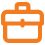 Briefcase orange